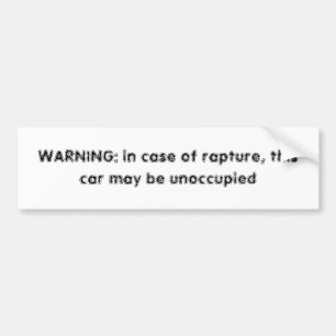 Rapture sticker