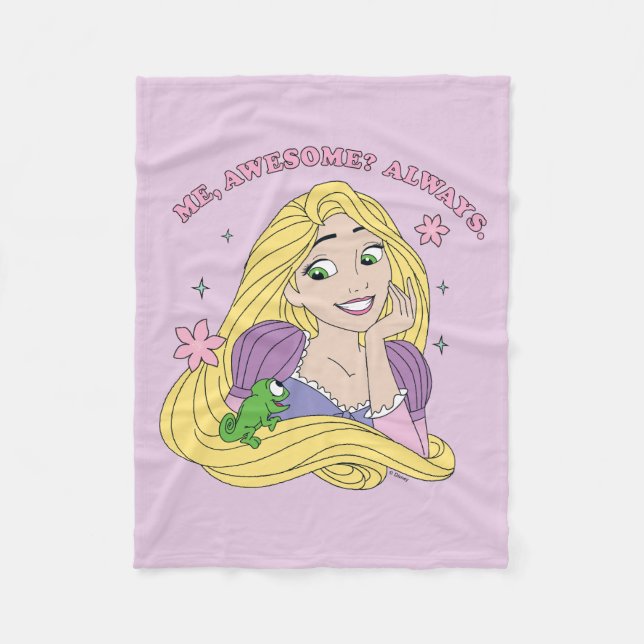 Rapunzel Always Awesome Fleece Blanket (Front)