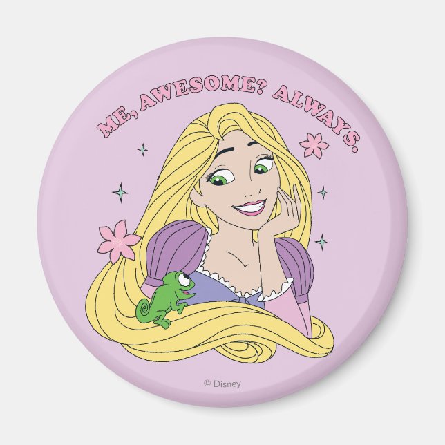 Rapunzel Always Awesome Magnet (Front)