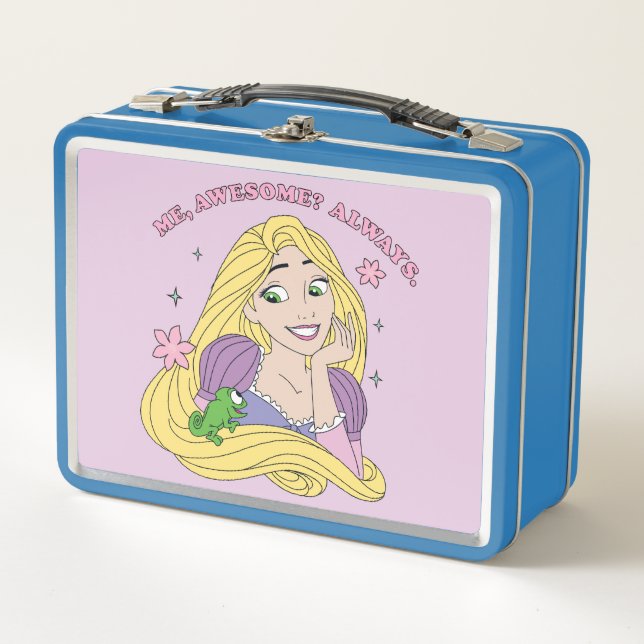 Rapunzel Always Awesome Metal Lunch Box (Front)