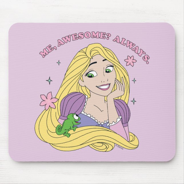 Rapunzel Always Awesome Mouse Pad (Front)