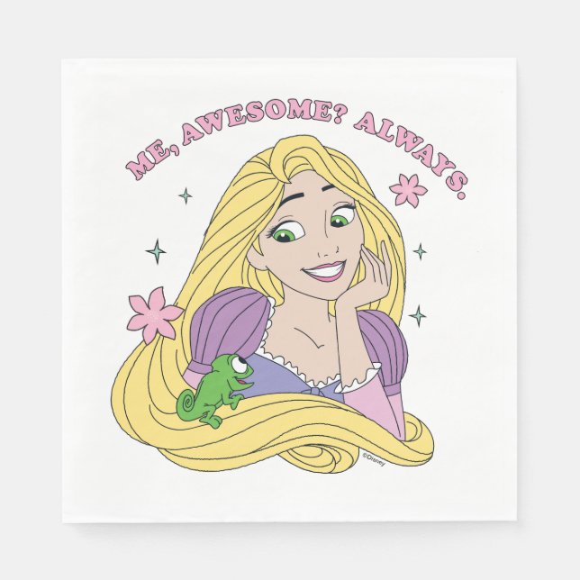 Rapunzel Always Awesome Napkins (Front)