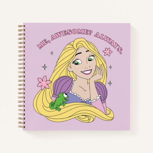 Rapunzel Always Awesome Notebook (Front)