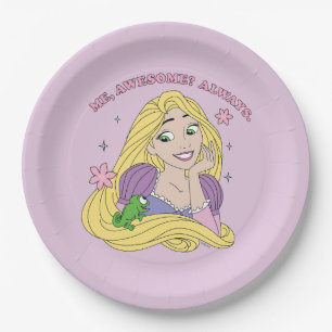 Rapunzel Always Awesome Paper Plates