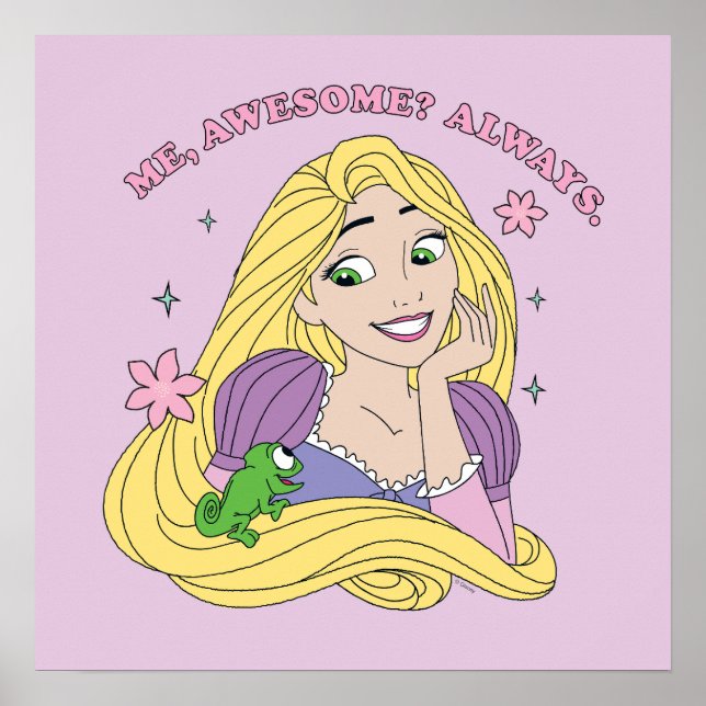 Rapunzel Always Awesome Poster (Front)