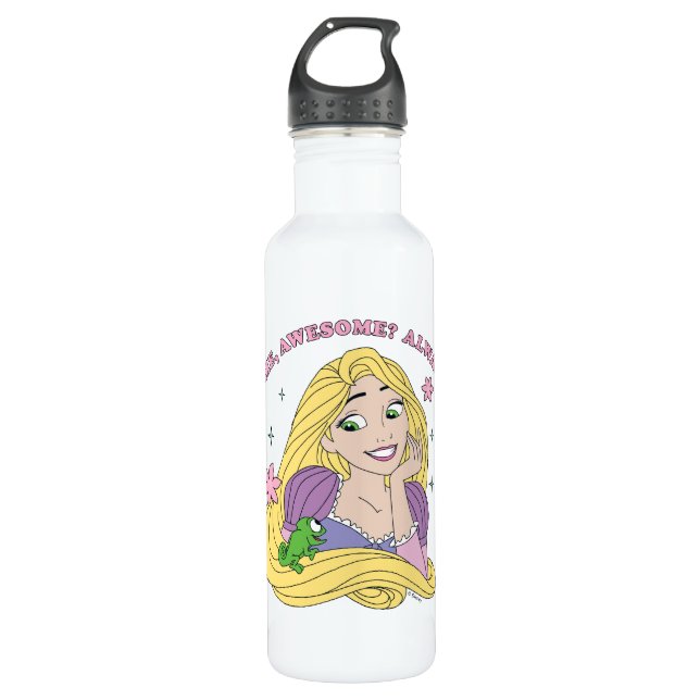 Rapunzel Always Awesome Stainless Steel Water Bottle (Front)
