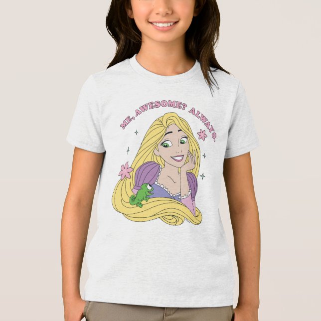Rapunzel Always Awesome Tri-Blend Shirt (Front)