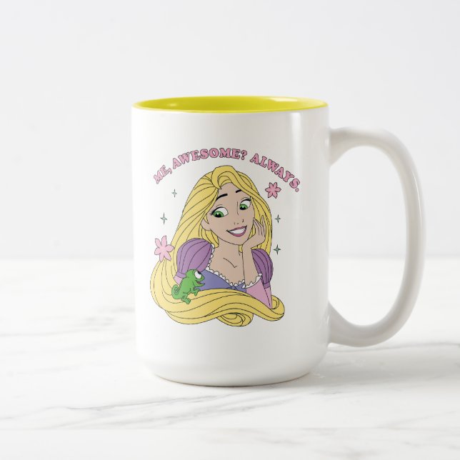 Rapunzel Always Awesome Two-Tone Coffee Mug (Right)
