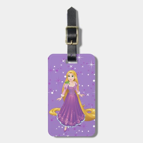 Rapunzel And Pascal Luggage Tag