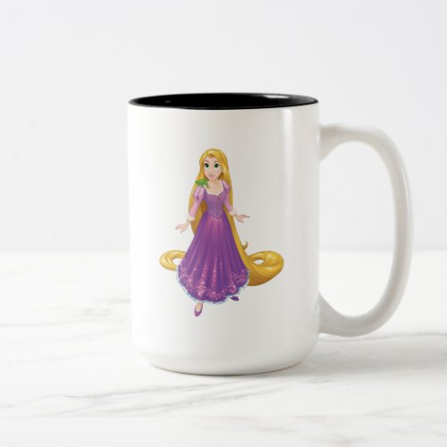 Rapunzel And Pascal Two_Tone Coffee Mug