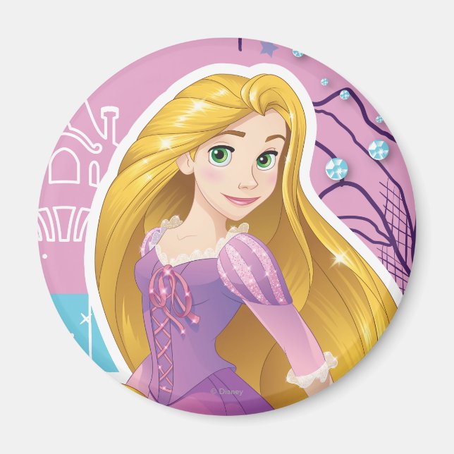 Rapunzel - Artistic Princess Magnet (Front)