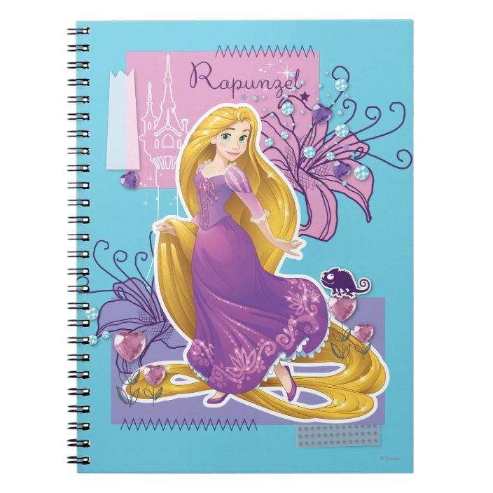 Rapunzel - Artistic Princess Notebook | Zazzle.com