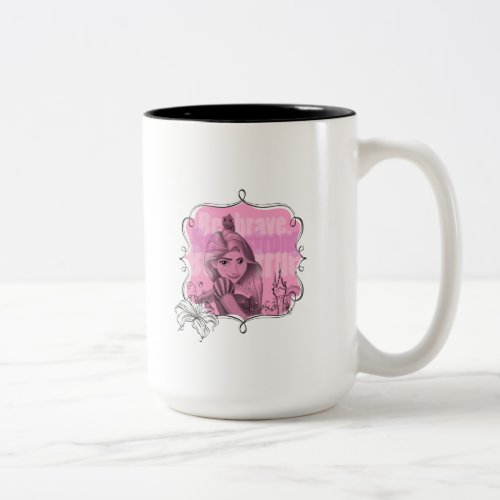 Rapunzel  Be Brave Be Strong Be True Two_Tone Coffee Mug