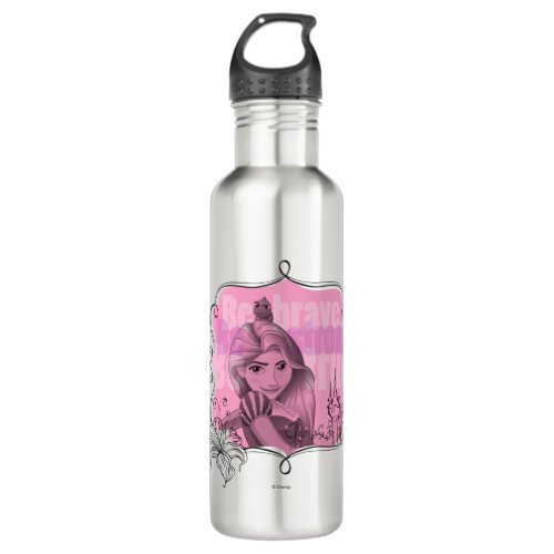 Rapunzel  Be Brave Be Strong Be True Water Bottle