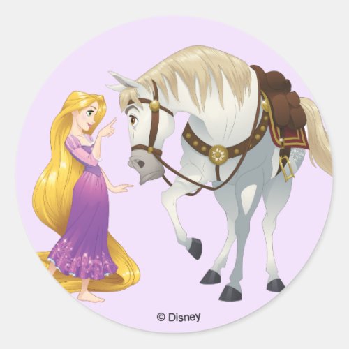 Rapunzel  Besties 4Ever Classic Round Sticker