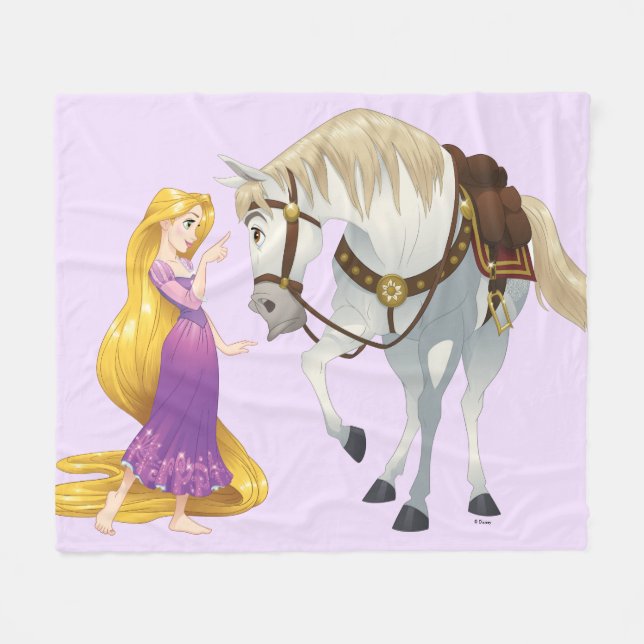 Rapunzel | Besties 4Ever Fleece Blanket (Front (Horizontal))
