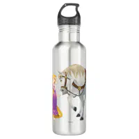 Rapunzel, Besties 4Ever Stainless Steel Water Bottle, Zazzle