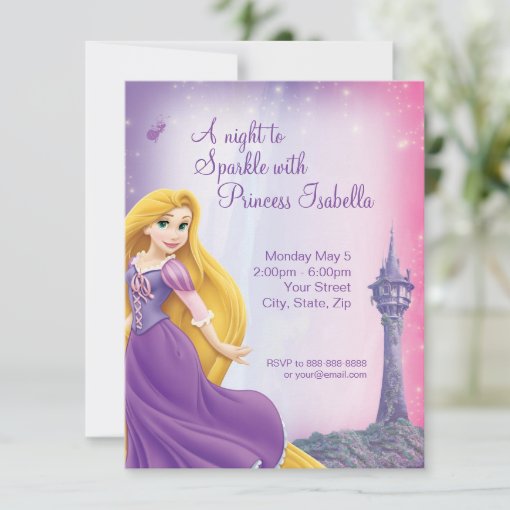 Rapunzel Birthday Invitation | Zazzle