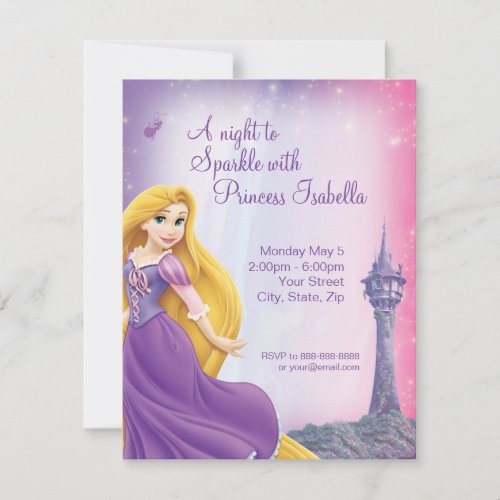 Rapunzel Birthday Invitation