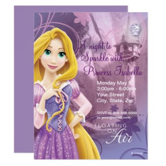 Rapunzel Birthday Invitation