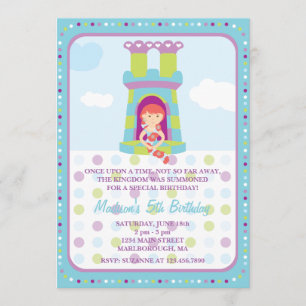Rapunzel Birthday Invitation