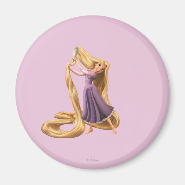 Rapunzel Brushing Hair 2 Magnet (Front)