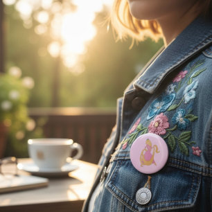 Rapunzel Button