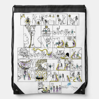Rapunzel Drawstring Bag