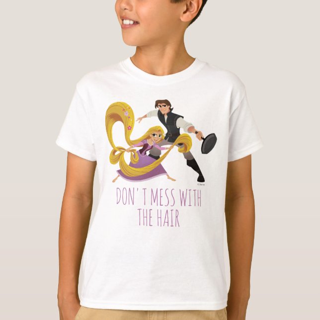 Rapunzel & Eugene | Don't Mess With the Hair T-Shirt (Front)