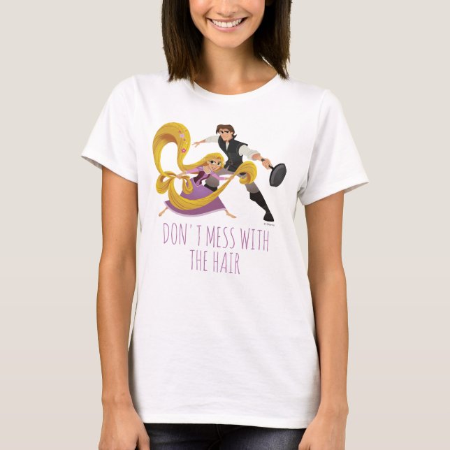 Rapunzel & Eugene | Don't Mess With the Hair T-Shirt (Front)
