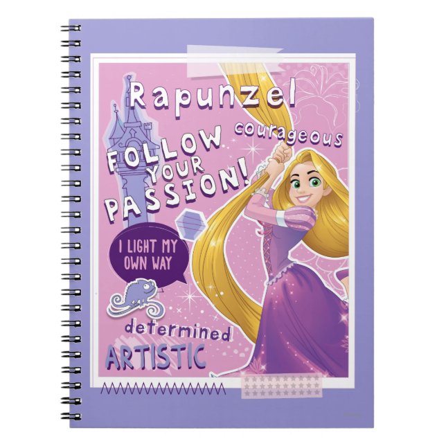 Rapunzel - Follow Your Passion Notebook (Front)