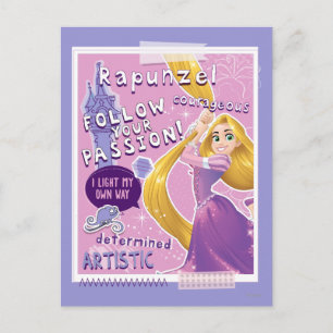 Rapunzel - Follow Your Passion Postcard
