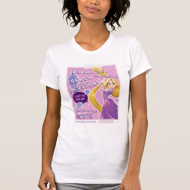 Rapunzel - Follow Your Passion T-Shirt (Front)