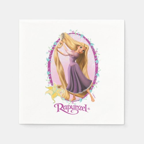 Rapunzel Frame Napkins