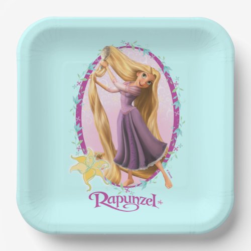 Rapunzel Frame Paper Plates