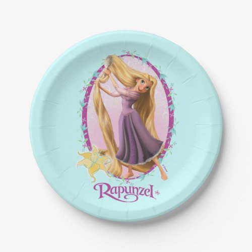 Rapunzel Frame Paper Plates