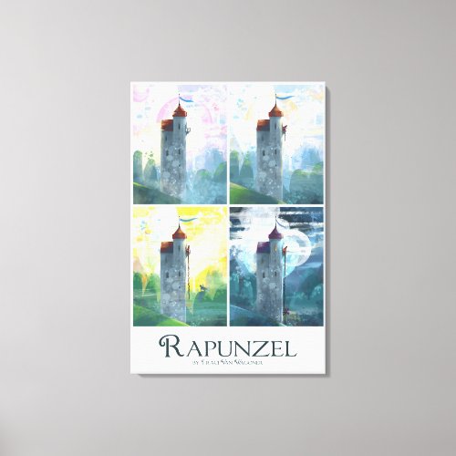 Rapunzel from Morning to Night Canvas Print