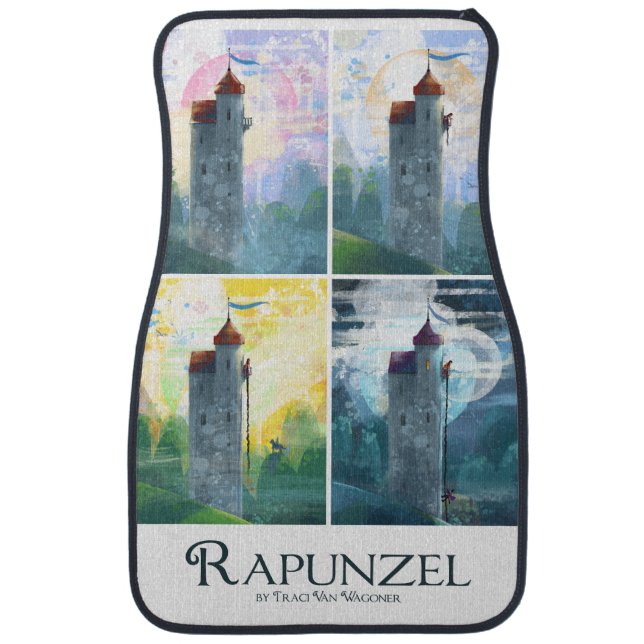 Rapunzel from Morning to Night Car Floor Mat (Front)