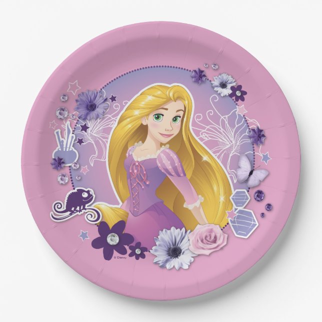 Rapunzel - I Light my Own Way Paper Plates (Front)