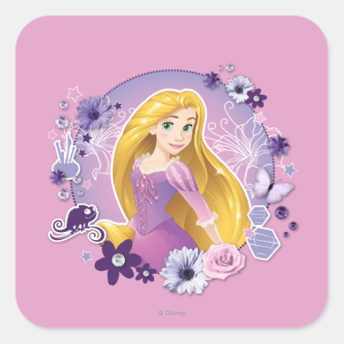 Rapunzel _ I Light my Own Way Square Sticker