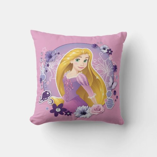 Rapunzel _ I Light my Own Way Throw Pillow