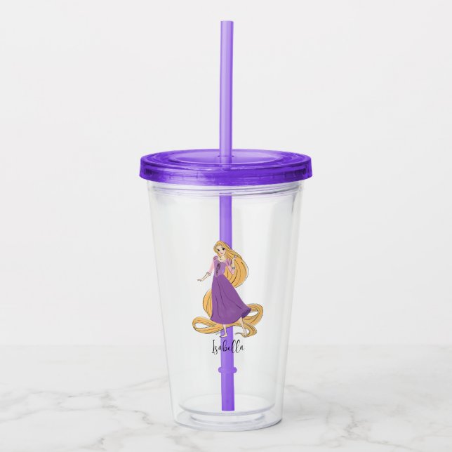 Rapunzel in Motion Acrylic Tumbler (Front)