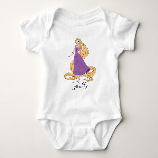 Rapunzel in Motion Baby Bodysuit (Front)