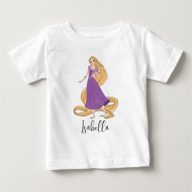 Rapunzel in Motion Baby T-Shirt (Front)