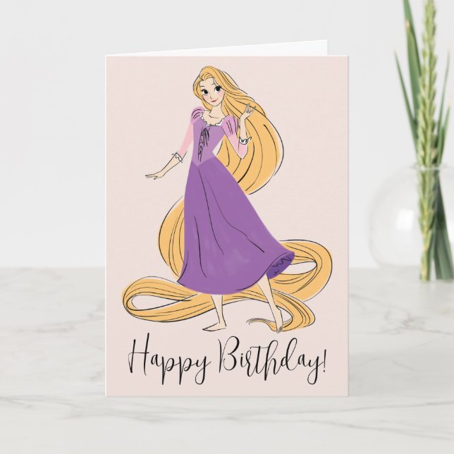 Rapunzel in Motion Card (Front)