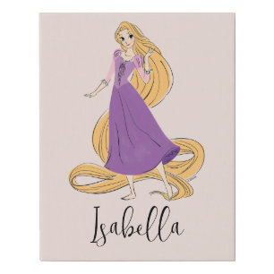 Rapunzel in Motion Faux Canvas Print