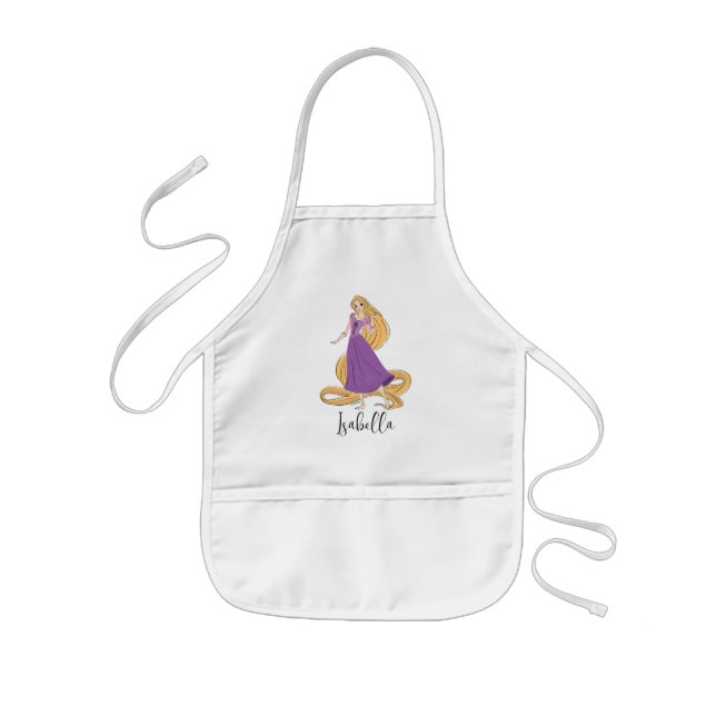 Rapunzel in Motion Kids' Apron (Front)