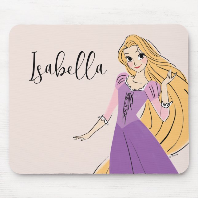 Rapunzel in Motion Mouse Pad (Front)
