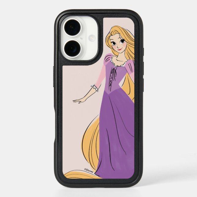 Rapunzel in Motion Otterbox iPhone Case (Back)