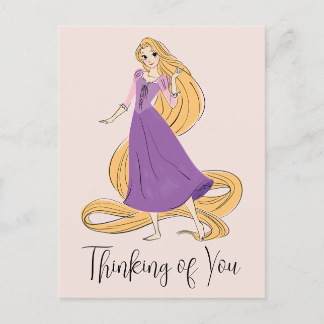 Rapunzel in Motion Postcard (Front)